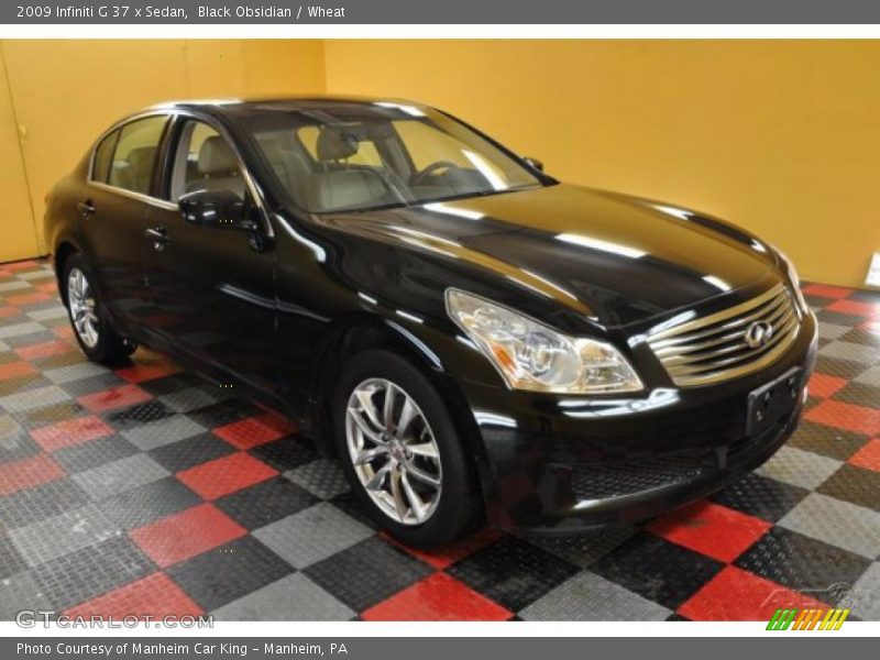 Black Obsidian / Wheat 2009 Infiniti G 37 x Sedan