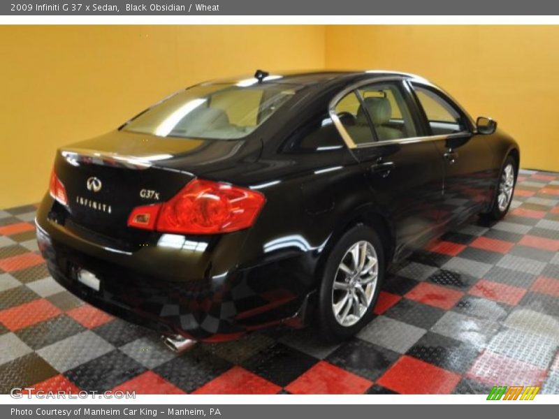 Black Obsidian / Wheat 2009 Infiniti G 37 x Sedan