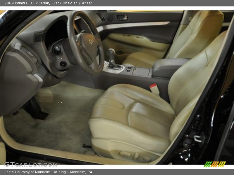 Black Obsidian / Wheat 2009 Infiniti G 37 x Sedan