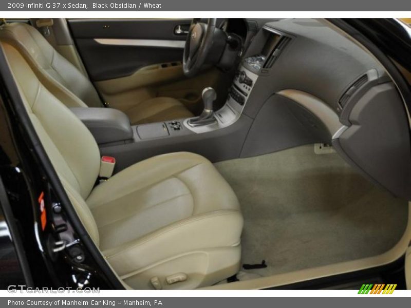 Black Obsidian / Wheat 2009 Infiniti G 37 x Sedan