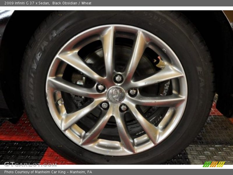Black Obsidian / Wheat 2009 Infiniti G 37 x Sedan