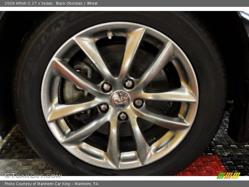Black Obsidian / Wheat 2009 Infiniti G 37 x Sedan
