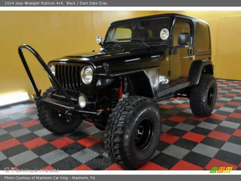 Black / Dark Slate Gray 2004 Jeep Wrangler Rubicon 4x4