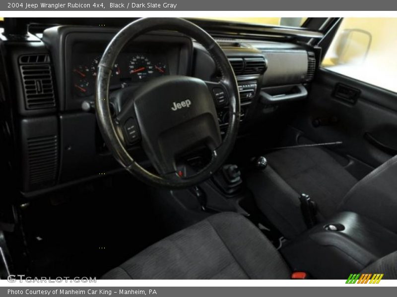 Black / Dark Slate Gray 2004 Jeep Wrangler Rubicon 4x4