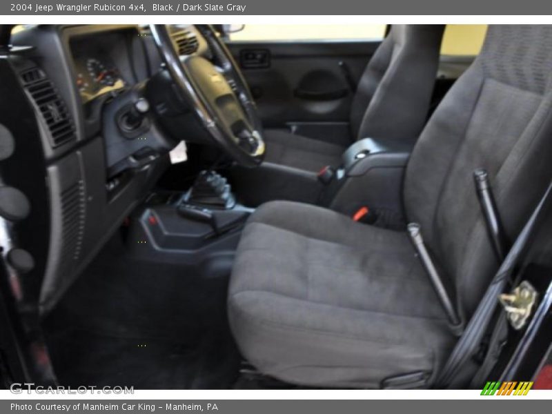 Black / Dark Slate Gray 2004 Jeep Wrangler Rubicon 4x4