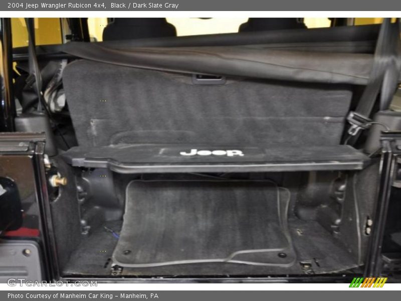 Black / Dark Slate Gray 2004 Jeep Wrangler Rubicon 4x4