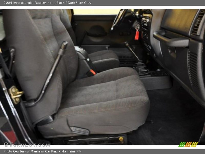 Black / Dark Slate Gray 2004 Jeep Wrangler Rubicon 4x4