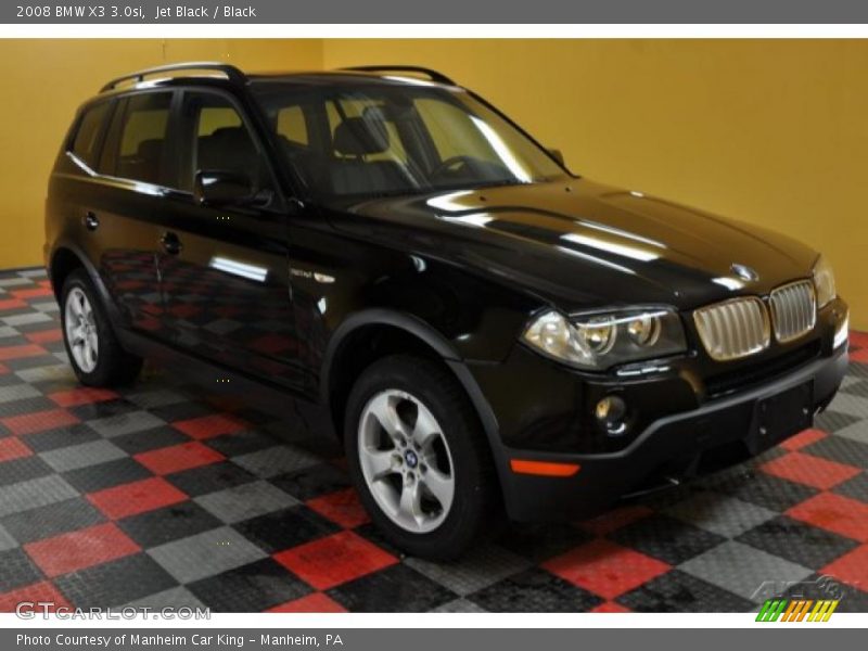 Jet Black / Black 2008 BMW X3 3.0si