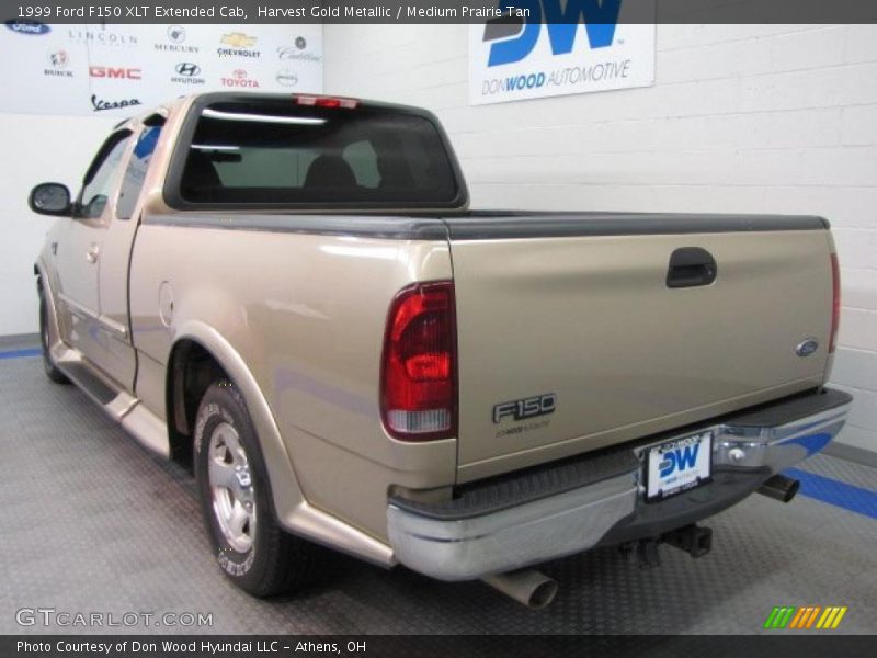 Harvest Gold Metallic / Medium Prairie Tan 1999 Ford F150 XLT Extended Cab