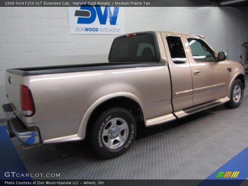 Harvest Gold Metallic / Medium Prairie Tan 1999 Ford F150 XLT Extended Cab