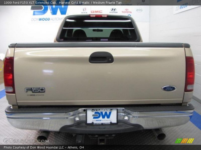 Harvest Gold Metallic / Medium Prairie Tan 1999 Ford F150 XLT Extended Cab