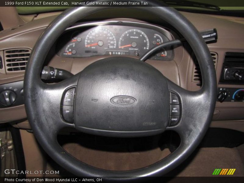 Harvest Gold Metallic / Medium Prairie Tan 1999 Ford F150 XLT Extended Cab