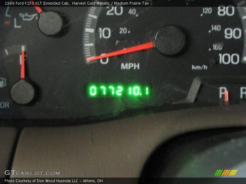 Harvest Gold Metallic / Medium Prairie Tan 1999 Ford F150 XLT Extended Cab