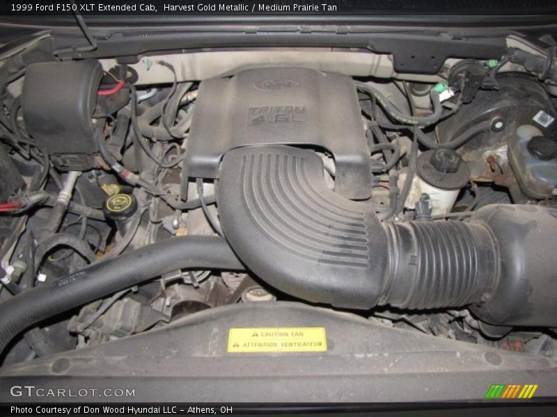 Harvest Gold Metallic / Medium Prairie Tan 1999 Ford F150 XLT Extended Cab