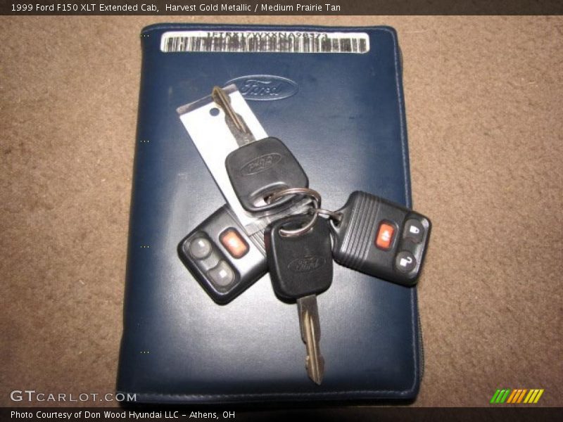 Harvest Gold Metallic / Medium Prairie Tan 1999 Ford F150 XLT Extended Cab