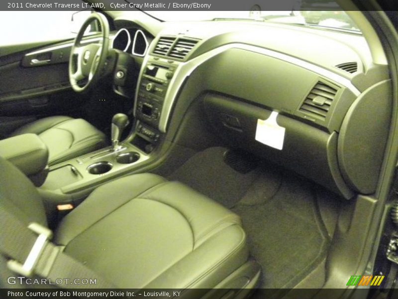Cyber Gray Metallic / Ebony/Ebony 2011 Chevrolet Traverse LT AWD