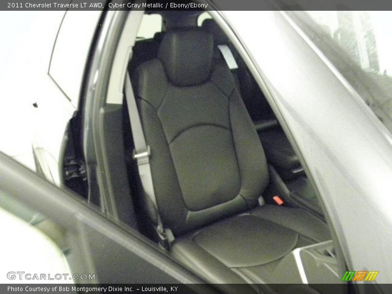 Cyber Gray Metallic / Ebony/Ebony 2011 Chevrolet Traverse LT AWD