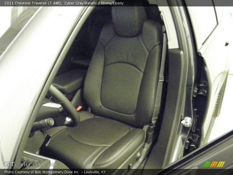 Cyber Gray Metallic / Ebony/Ebony 2011 Chevrolet Traverse LT AWD