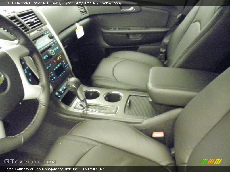 Cyber Gray Metallic / Ebony/Ebony 2011 Chevrolet Traverse LT AWD