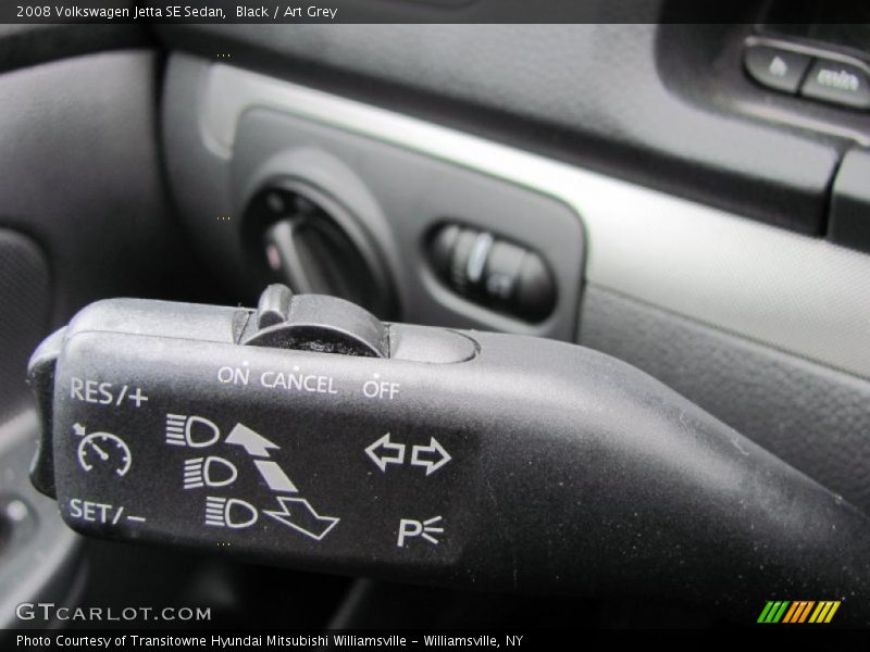 Black / Art Grey 2008 Volkswagen Jetta SE Sedan