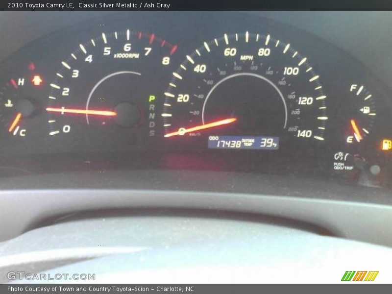 Classic Silver Metallic / Ash Gray 2010 Toyota Camry LE