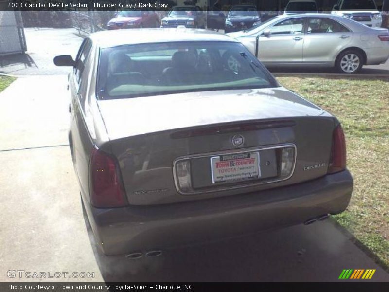 Thunder Gray / Dark Gray 2003 Cadillac DeVille Sedan