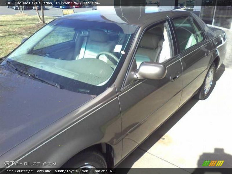 Thunder Gray / Dark Gray 2003 Cadillac DeVille Sedan
