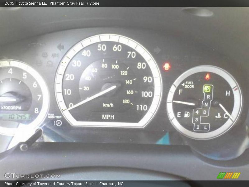 Phantom Gray Pearl / Stone 2005 Toyota Sienna LE