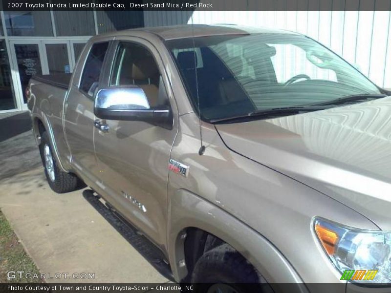 Desert Sand Mica / Red Rock 2007 Toyota Tundra Limited Double Cab