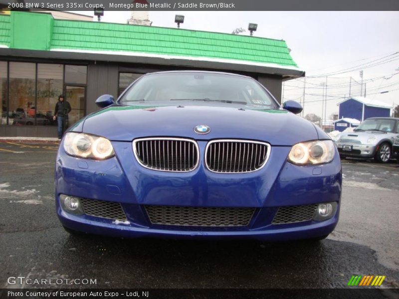 Montego Blue Metallic / Saddle Brown/Black 2008 BMW 3 Series 335xi Coupe