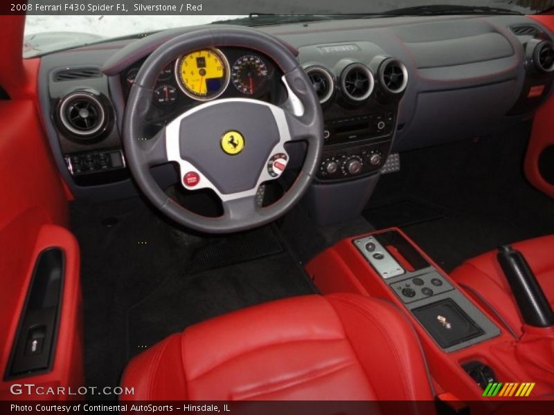 Dashboard of 2008 F430 Spider F1