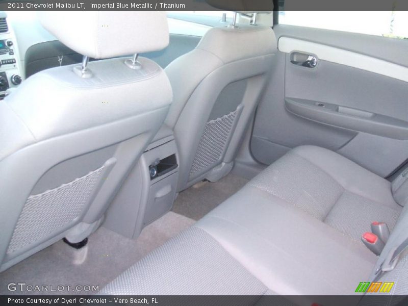 Imperial Blue Metallic / Titanium 2011 Chevrolet Malibu LT