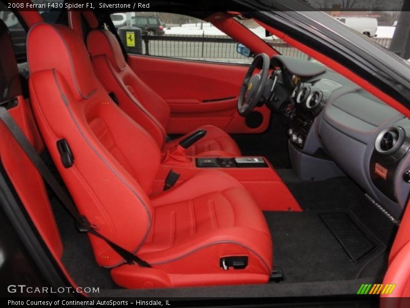  2008 F430 Spider F1 Red Interior