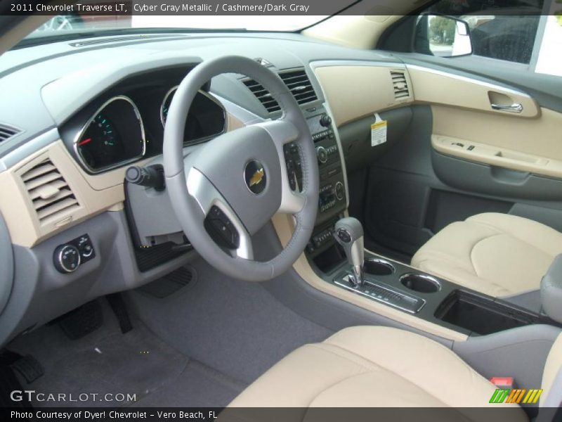Cashmere/Dark Gray Interior - 2011 Traverse LT 