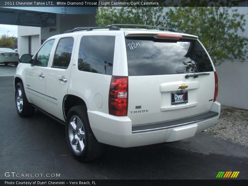 White Diamond Tricoat / Light Cashmere/Dark Cashmere 2011 Chevrolet Tahoe LTZ