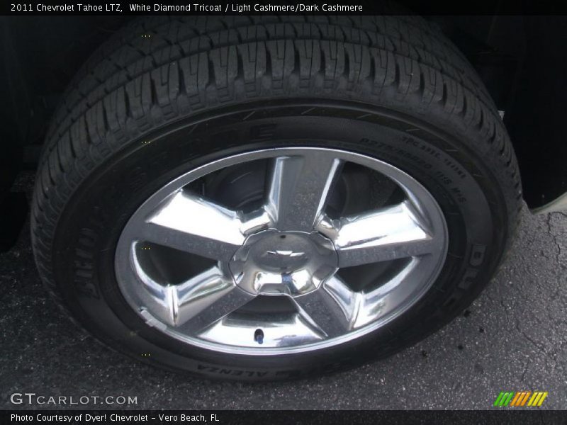 White Diamond Tricoat / Light Cashmere/Dark Cashmere 2011 Chevrolet Tahoe LTZ