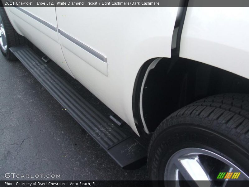 White Diamond Tricoat / Light Cashmere/Dark Cashmere 2011 Chevrolet Tahoe LTZ