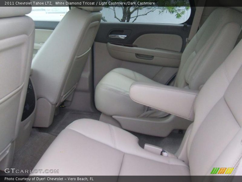 White Diamond Tricoat / Light Cashmere/Dark Cashmere 2011 Chevrolet Tahoe LTZ