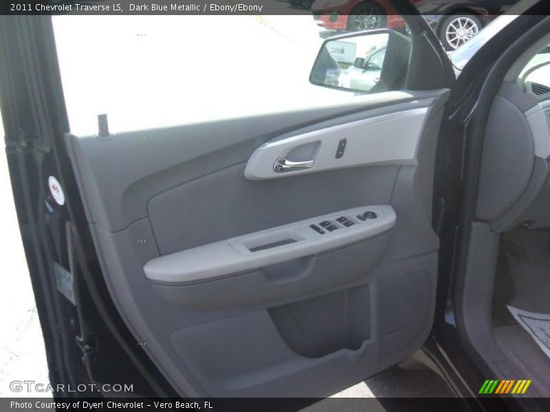 Dark Blue Metallic / Ebony/Ebony 2011 Chevrolet Traverse LS