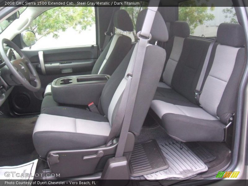  2008 Sierra 1500 Extended Cab Dark Titanium Interior