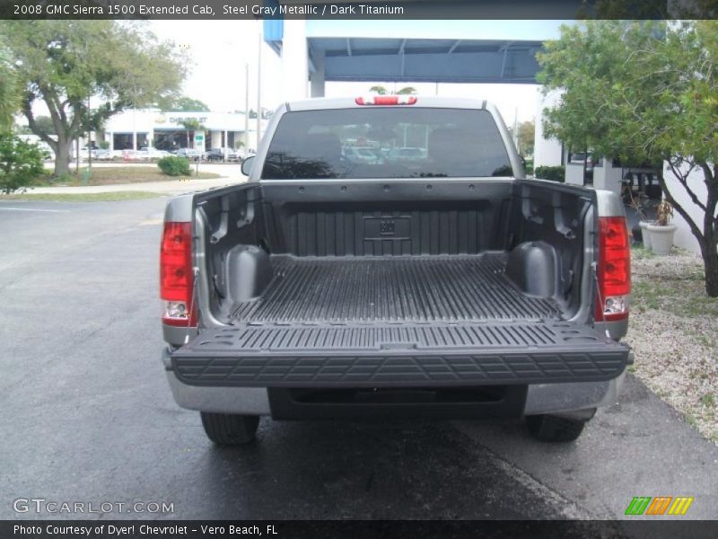 Steel Gray Metallic / Dark Titanium 2008 GMC Sierra 1500 Extended Cab