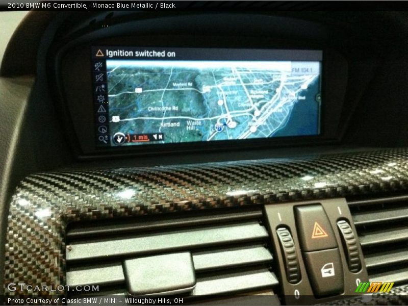 Navigation of 2010 M6 Convertible