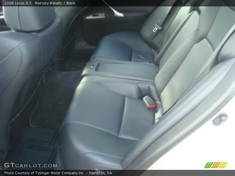  2008 IS F Black Interior