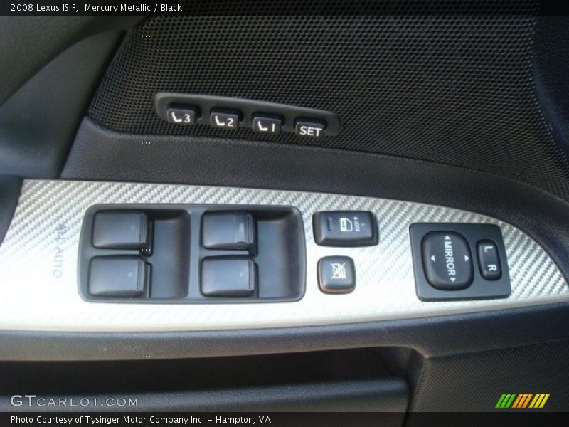 Controls of 2008 IS F