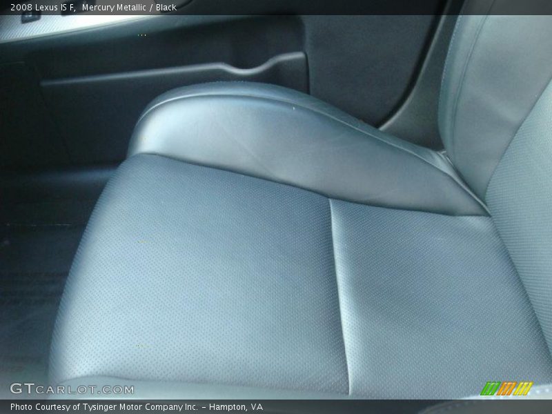 Mercury Metallic / Black 2008 Lexus IS F