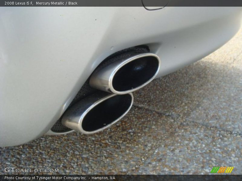 Mercury Metallic / Black 2008 Lexus IS F