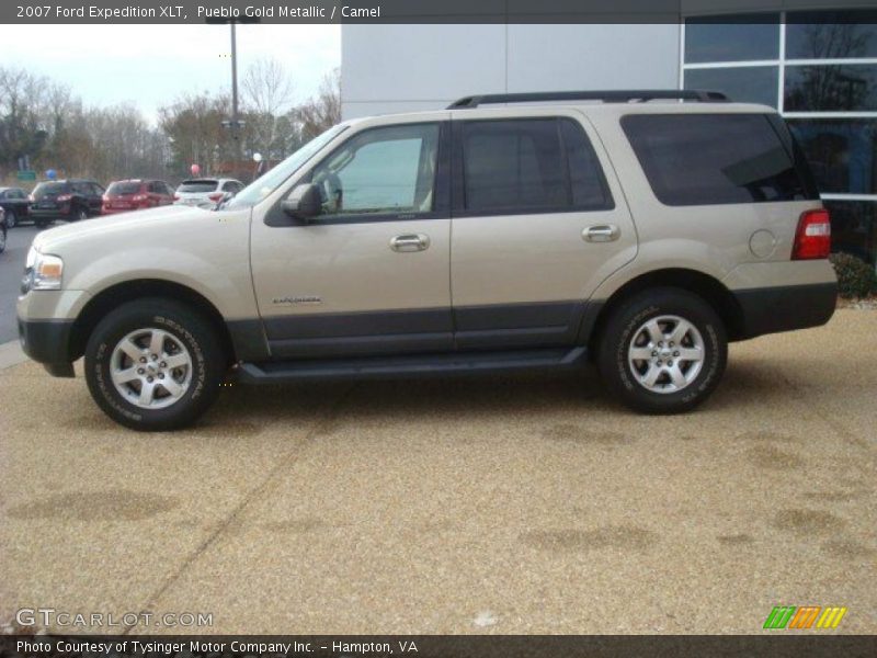 Pueblo Gold Metallic / Camel 2007 Ford Expedition XLT
