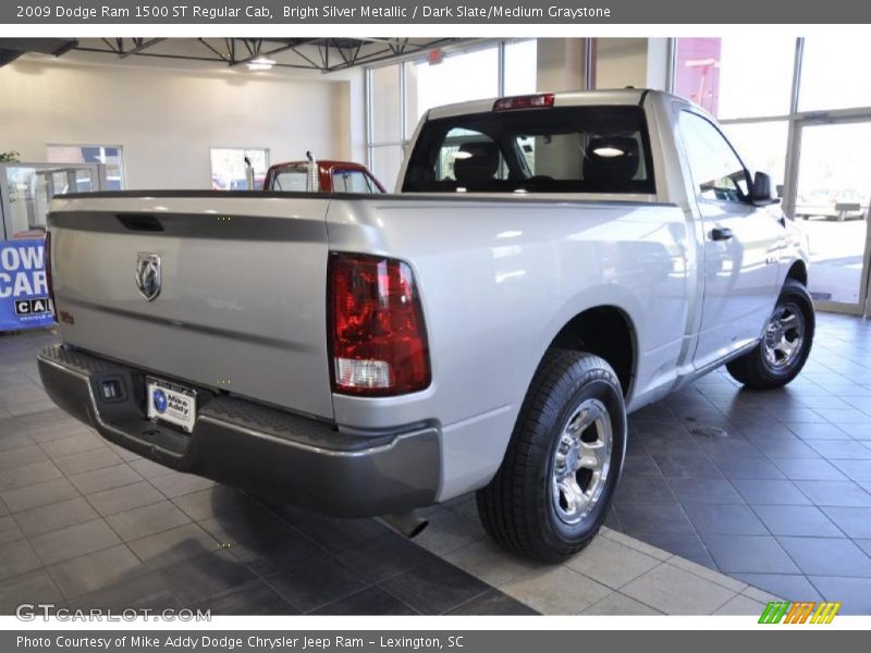 Bright Silver Metallic / Dark Slate/Medium Graystone 2009 Dodge Ram 1500 ST Regular Cab