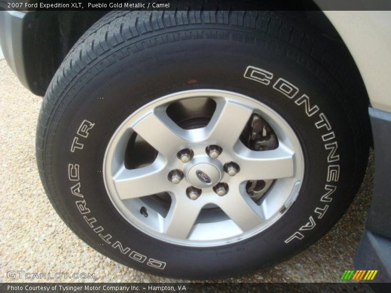 Pueblo Gold Metallic / Camel 2007 Ford Expedition XLT