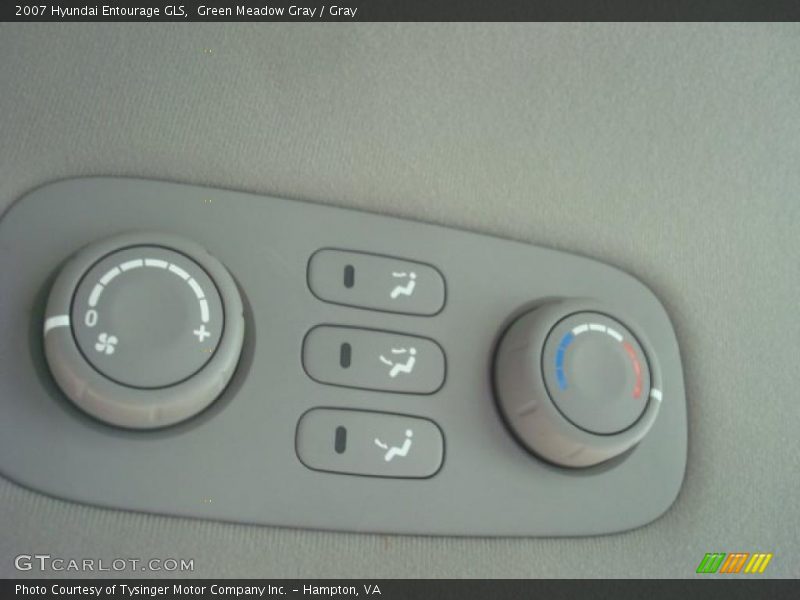 Green Meadow Gray / Gray 2007 Hyundai Entourage GLS